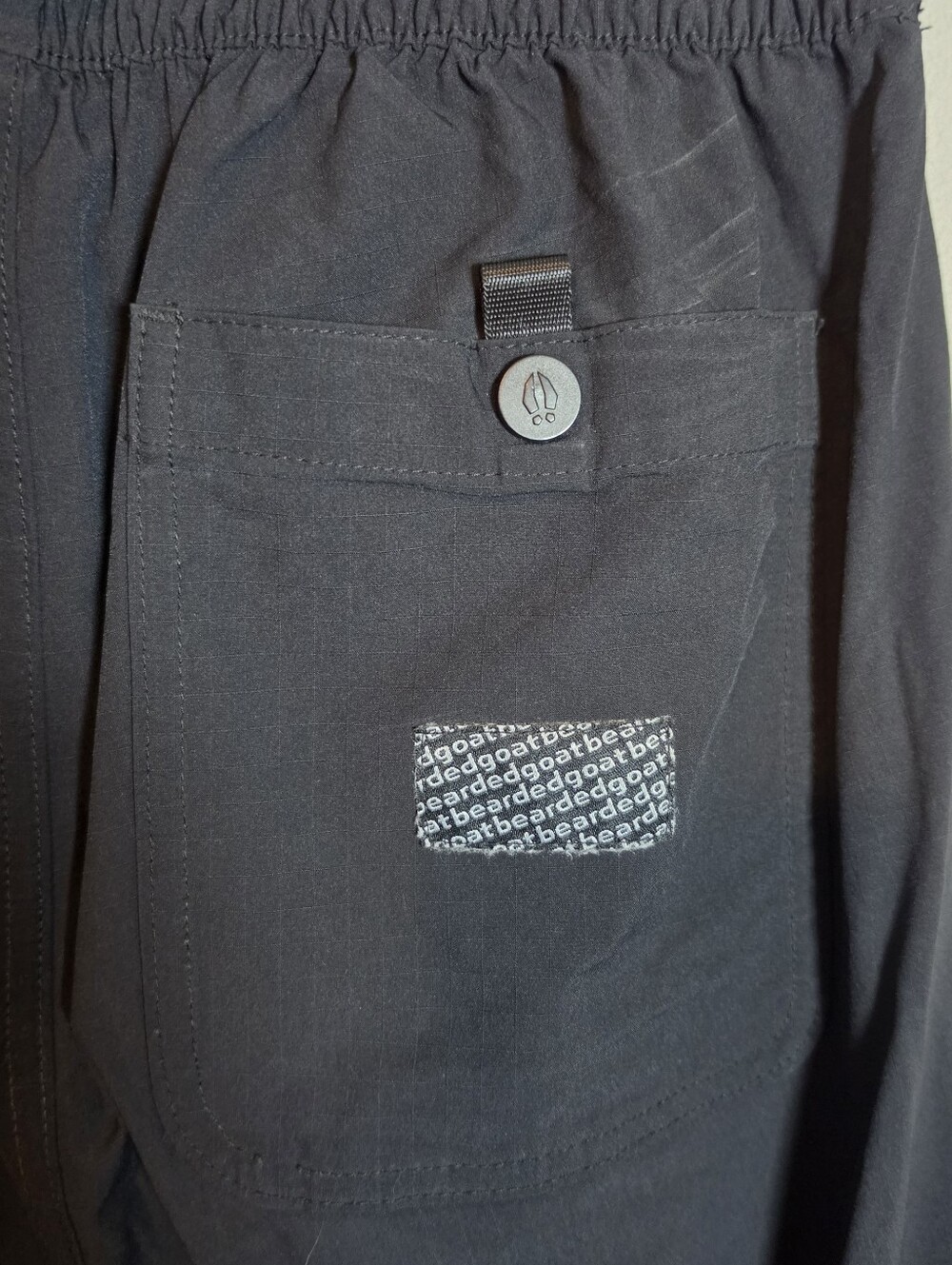 Bearded Goat Mens Athletic Nylon Pants XS Hiking Outdoors - Picture 5 of 7